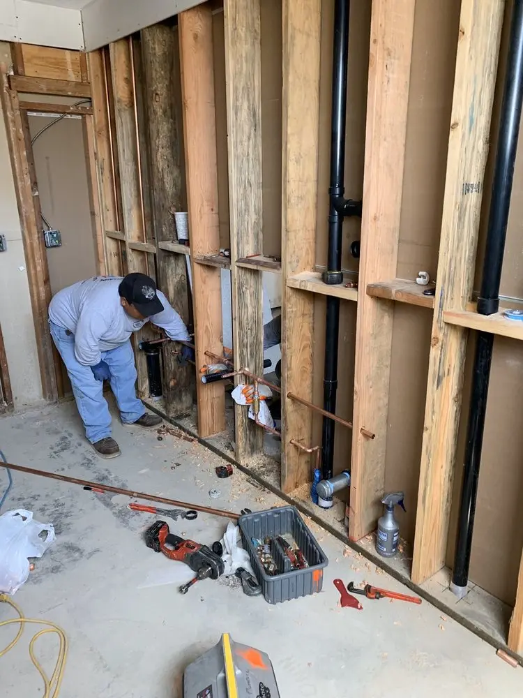 Commercial rough-in plumbing for Trenchless Sewer Repair in Marlton